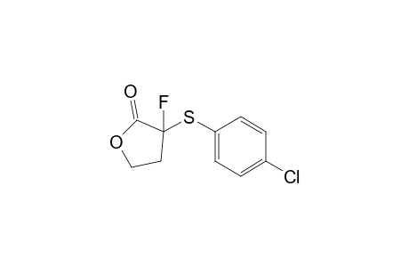 3-(4-Chlorophenyl)sulfanyl-3-fluoranyl-oxolan-2-one