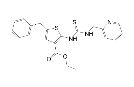 ethyl 5-benzyl-2-({[(2-pyridinylmethyl)amino]carbothioyl}amino)-3-thiophenecarboxylate