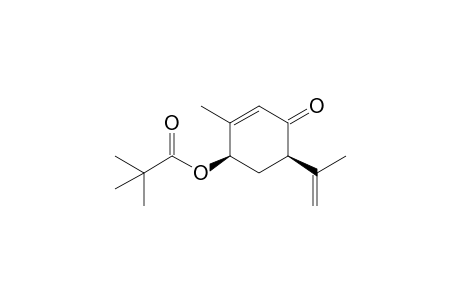 (4R,6R)-3-Methyl-4-pivaloyloxy-6-(1-methylethenyl)-2-cyclohexen-1-one