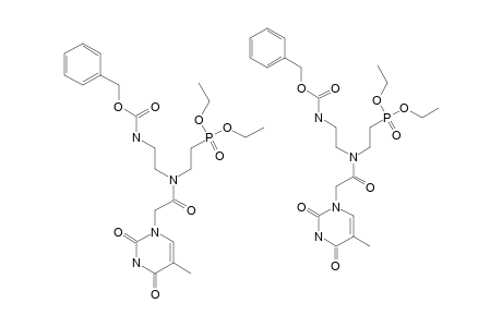 DIETHYL-[2-N-(2-N-BENZYLOCARBONYLAMINOETHYL)-2-N-(THYMIN-1-YL-ACETYL)-AMINOETHYL]-PHOSPHONATE