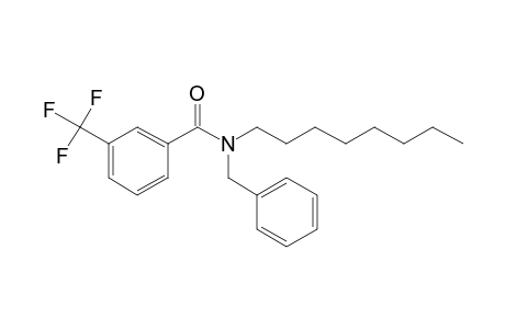 Benzamide, 3-trifluoromethyl-N-benzyl-N-octyl-