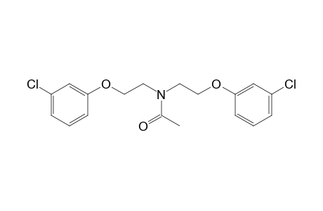 N,N-bis[2-(m-chlorophenoxy)ethyl]acetamide
