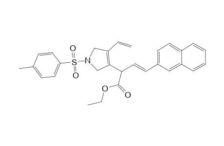 Ethyl 4-(naphthalen-2-yl)-2-(1-tosyl-4-vinyl-2,5-dihydro-1H-pyrrol-3-yl)but-3-enoate
