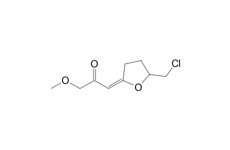 2-(E)-(3-Methoxy-2-oxopropylidene)-5-(chloromethyl)tetrahydrofuran