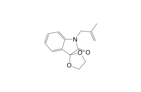 1'-(2-methylallyl)spiro[[1,3]dioxolane-2,3'-indolin]-2'-one