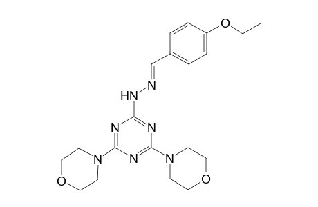 (4,6-dimorpholino-s-triazin-2-yl)-[(E)-(4-ethoxybenzylidene)amino]amine