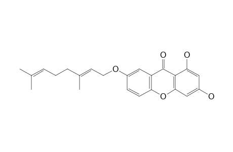 7-GERANYLOXY-1,3-DIHYDROXYXANTHONE