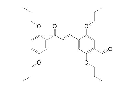 4-[(E)-3-(2,5-dipropoxyphenyl)-3-keto-prop-1-enyl]-2,5-dipropoxy-benzaldehyde