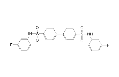 N~4~,N~4~'-bis(3-fluorophenyl)[1,1'-biphenyl]-4,4'-disulfonamide