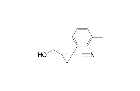 2-Cyano-1-(hydroxymethyl)-2-(m-tolyl)cyclopropane