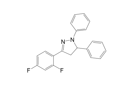 3-(2',4'-Difluorophenyl)-1,5-diphenyl-4,5-dihydro-1H-pyrazole