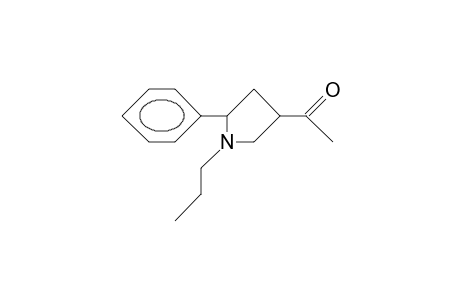 3-Acetyl-5-phenyl-1-propyl-pyrrolidine