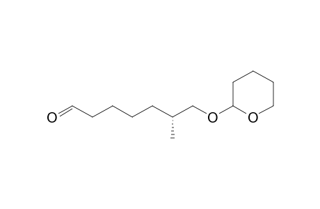 (6R)-6-Methyl-7-(tetrahydro-2H-pyran-2-yloxy)heptanal