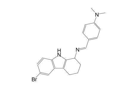 1H-carbazol-1-amine, 6-bromo-N-[(E)-[4-(dimethylamino)phenyl]methylidene]-2,3,4,9-tetrahydro-