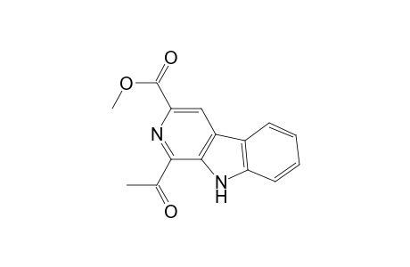 9H-Pyrido[3,4-b]indole-3-carboxylic acid, 1-acetyl-, methyl ester