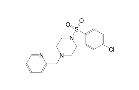 1-[(4-chlorophenyl)sulfonyl]-4-(2-pyridinylmethyl)piperazine