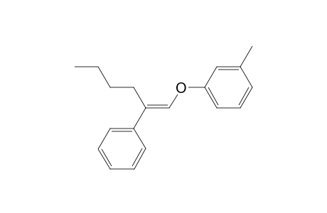 (E)-1-methyl-3-((2-phenylhex-1-en-1-yl)oxy)benzene