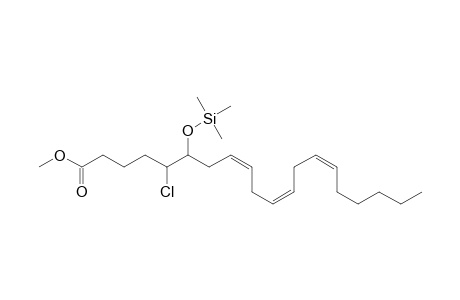 Methyl 6-(trimethylsiloxy)-5-chloroeicosan-8(Z),11(Z),14(Z)-trienoate
