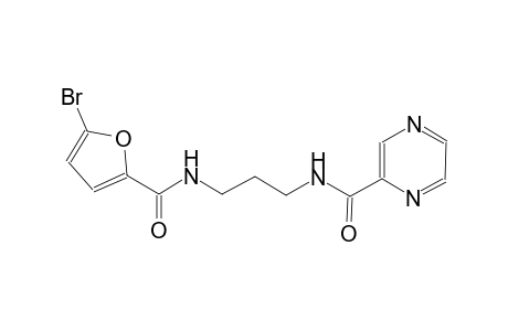 N-{3-[(5-bromo-2-furoyl)amino]propyl}-2-pyrazinecarboxamide