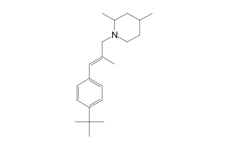 Piperidine, 1-[3-[4-(1,1-dimethylethyl)phenyl]-2-methyl-2-propenyl]-2,4-dimethyl-