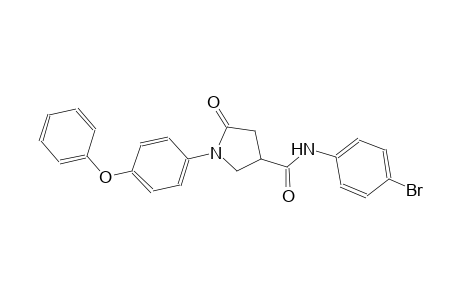 3-pyrrolidinecarboxamide, N-(4-bromophenyl)-5-oxo-1-(4-phenoxyphenyl)-