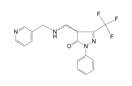 1-PHENYL-4-{{[(3-PYRIDYL)METHYL]AMINO}METHYLENE}-3-(TRIFLUOROMETHYL)-2-PYRAZOLIN-5-ONE