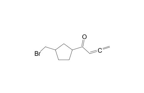 1-(3-(bromomethyl)cyclopentyl)buta-2,3-dien-1-one