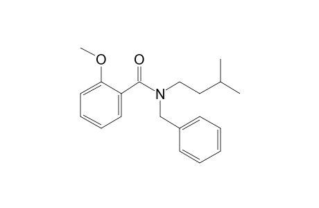 Benzamide, 2-methoxy-N-benzyl-N-(3-methylbutyl)-