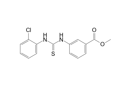 m-[3-(o-chlorophenyl)-2-thioureido]benzoic acid, methyl ester