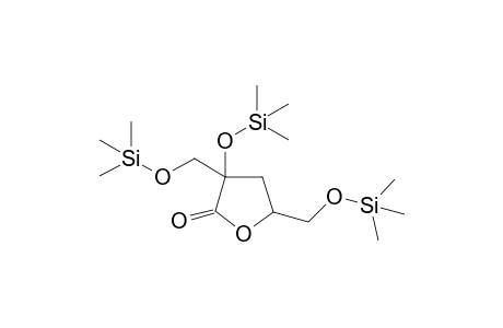 D-erythro-Pentonic acid, 3-deoxy-2,5-bis-O-(trimethylsilyl)-2-C-[[(trimethylsilyl)oxy]methyl]-, .gamma.-lactone