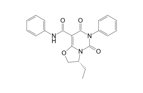 (3R)-2-Bis(phenylcarbonyl)methylene]-3-ethyl-5,7-dioxo-2,3,6,7-tetrahydrooxazolo[3,2-c]pyrimidine-8-carboxamide