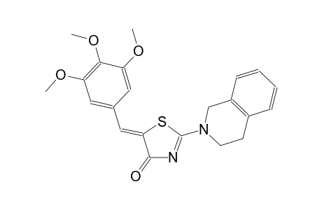 (5Z)-2-(3,4-dihydro-2(1H)-isoquinolinyl)-5-(3,4,5-trimethoxybenzylidene)-1,3-thiazol-4(5H)-one
