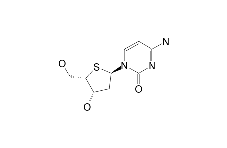 4-amino-1-[(2R,4S,5S)-4-hydroxy-5-methylol-tetrahydrothiophen-2-yl]pyrimidin-2-one