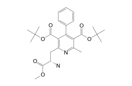 (2'S)-2-(2'-AMINO-2'-METHOXYCARBONYL-ETHYL)-6-METHYL-4-PHENYL-PYRIDINE-3,5-DICARBOXYLIC-ACID-DI-TERT.-BUTYLESTER