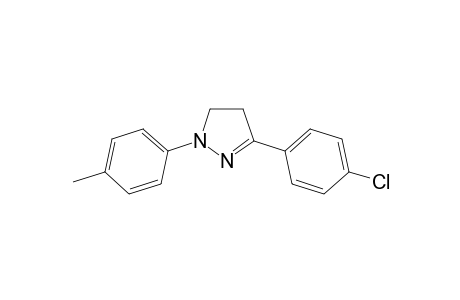 2-Pyrazoline, 3-(p-chlorophenyl)-1-p-tolyl-