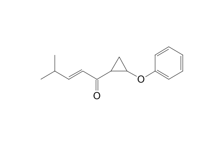 (E)-4-Methyl-1-oxo-2-pentenyl 2-Phenoxycyclopropyl Ketone