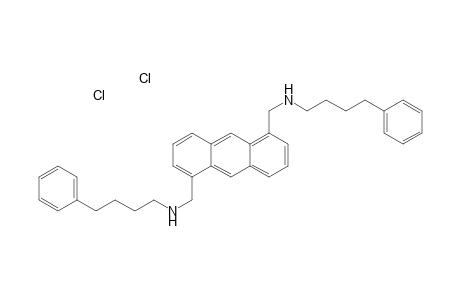 N,N'-Bis-(4-phenylbutyl)-anthracene-1,5-dimethaneamine-dihydrochloride
