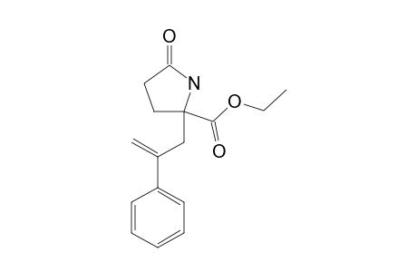 ETHYL-5-OXO-2-(2-PHENYLPROP-2-ENYL)-PYRROLIDINE-2-CARBOXYLATE