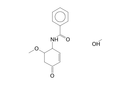 2-CYCLOHEXENON, 4R-BENZAMIDO-5C,6T-DIMETHOXY-