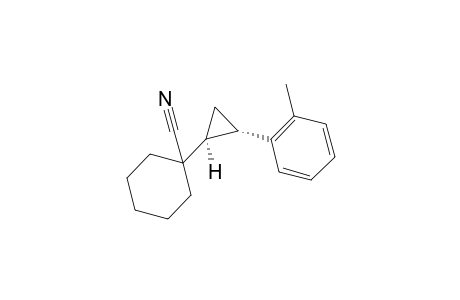 1-[(1S,2S)-2-(o-tolyl)cyclopropyl]cyclohexanecarbonitrile