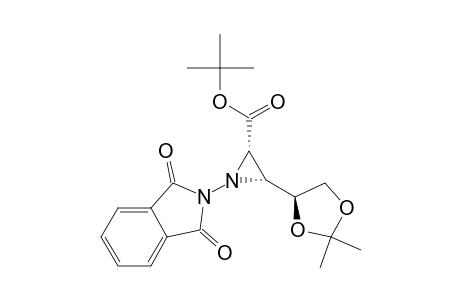 t-Butyl (2S,3R)-3-[(4S)-2,2-dimethyl-1,3-dioxolan-4-yl]-1-phthalimidoaziridine-2-carboxylate