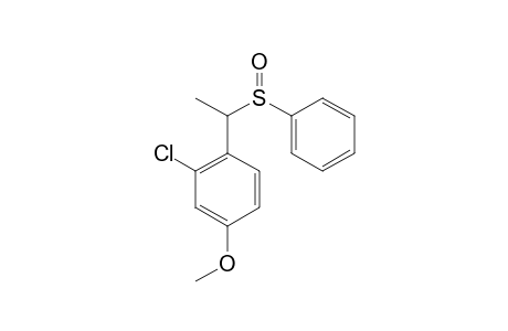 1-(chloro-2-(4-methoxyphenyl)ethyl phenyl sulfoxide