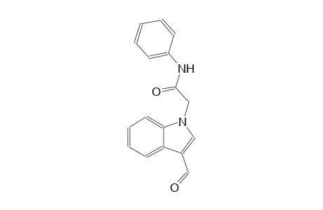 2-(3-formyl-1H-indol-1-yl)-N-phenylacetamide