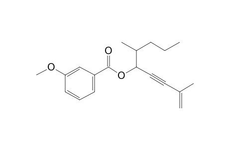4-Methyl-1-(1-methylbutyl)-4-penten-2-ynyl 3-methoxybenzoate