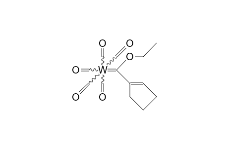 Pentacarbonyl-(1-cyclopentenyl-ethoxy-carbene)-tungsten