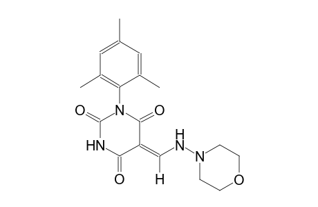 (5Z)-1-mesityl-5-[(4-morpholinylamino)methylene]-2,4,6(1H,3H,5H)-pyrimidinetrione
