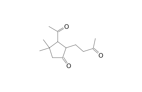 3-Acetyl-4,4-dimethyl-2-(3-oxo-butyl)-cyclopentanone