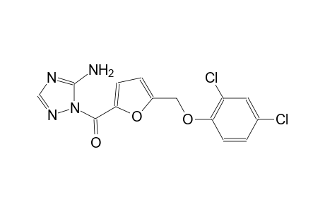 1-{5-[(2,4-dichlorophenoxy)methyl]-2-furoyl}-1H-1,2,4-triazol-5-amine