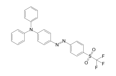 4-[4-(Trifluoromethylsulfonyl)phenylazo]triphenylamine