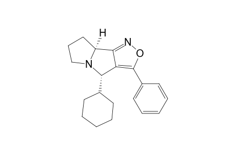 (4S,8aS)-4-cyclohexyl-3-phenyl-6,7,8,8a-tetrahydro-4H-isoxazolo[3,4-a]pyrrolizine